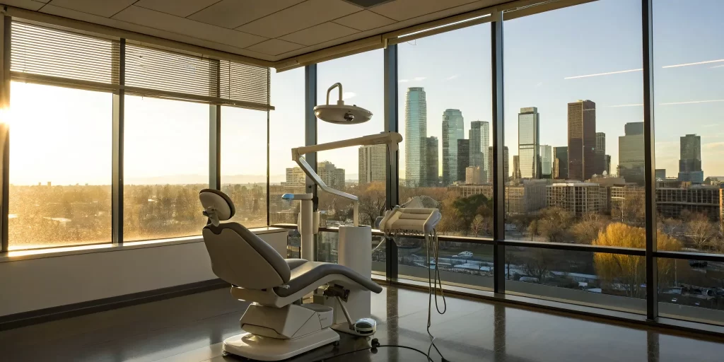 Modern dental clinic in Cherry Creek for the teeth in a day procedure.